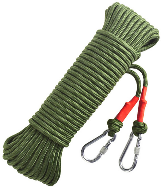 클라이밍로프 등산로프 등산용로프 8mm, 녹색