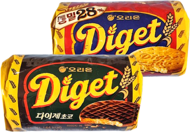 오리온 닥터유 다이제 통밀 초코, 419g, 1세트