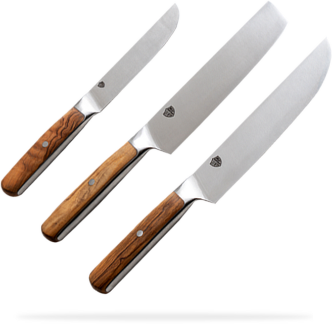 얀뮬러 주방 부엌 칼, 3종세트(쉐프+나키리+유틸리티), 1개
