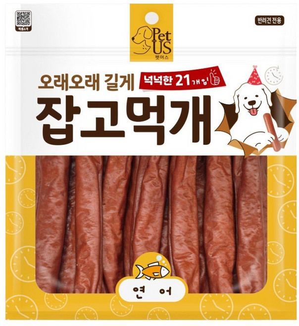펫어스 강아지 잡고먹개 21p, 420g, 1개, 연어
