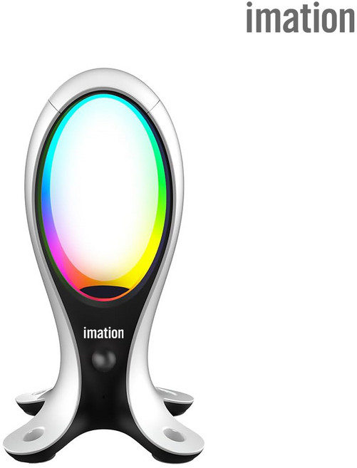 이메이션 4 in 1 RGB 헤드셋 거치대 IMHS100, BLACK(블랙), 1개