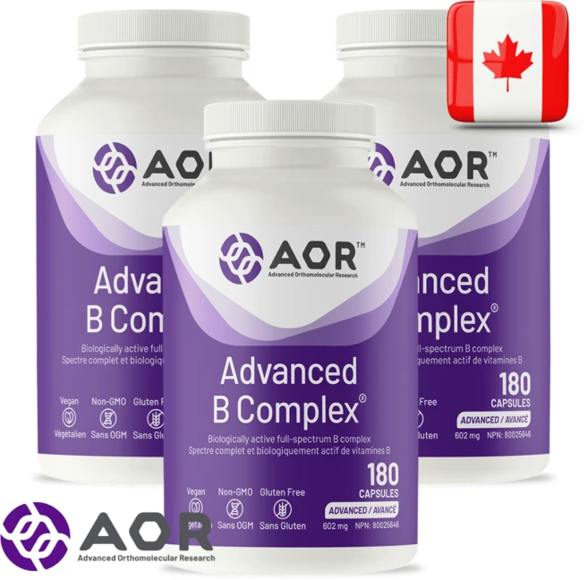 에이오알 어드밴스드 B 컴플렉스 180 비건 캡슐 캐나다 정품 활성형 비타민 B, 3개, 180정 - 쿠팡