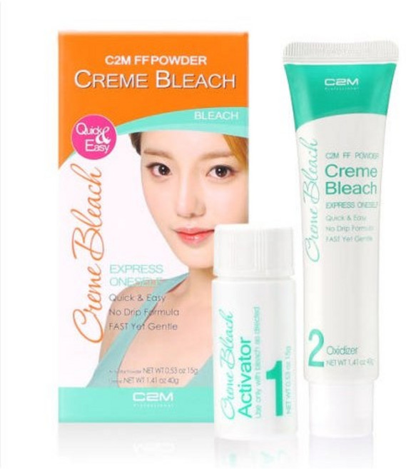 C2M 에프에프 파우더 크림 블리치 눈썹탈색제, 55g, 1개