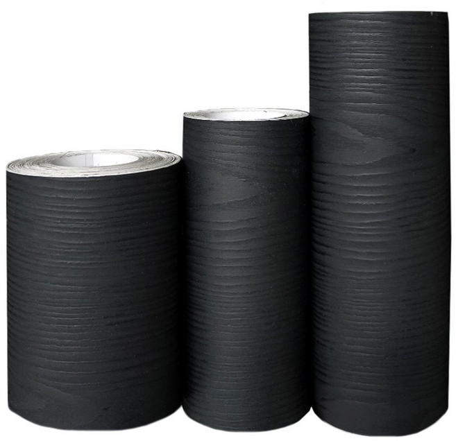 퀸하우징 두꺼운 국산 인테리어필름 몰딩시트지, DPS071 우드 검정, 20cm