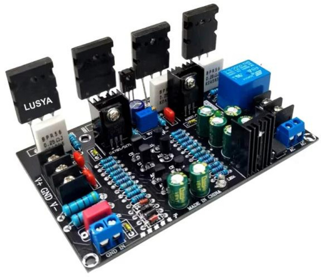 100W 200W 300W 400W 500W 2SC5200 2SA1943 1943 5200 튜브 고전력 HIFI 오디오 보드, 없음, 200W with lay