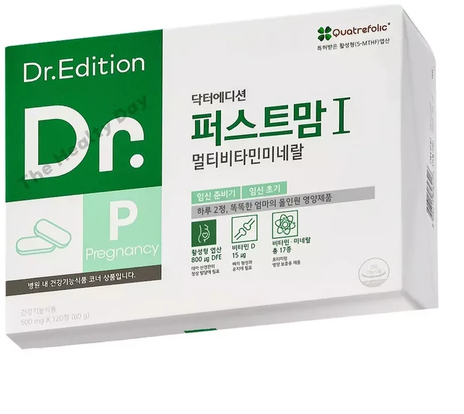 닥터 퍼스트맘1 임신준비 임신초기 미네랄 종합 영양제 60일분, 1개, 60회분