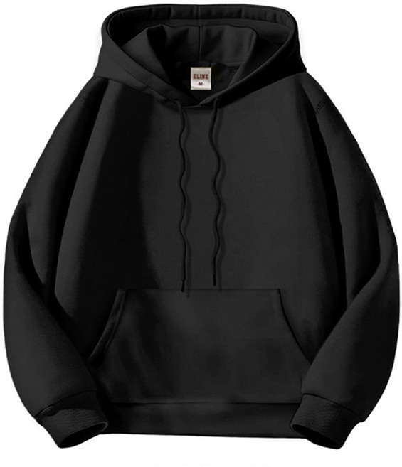 이라인 국산 세미오버핏 무지 후드티 특양면 커플룩 남녀공용