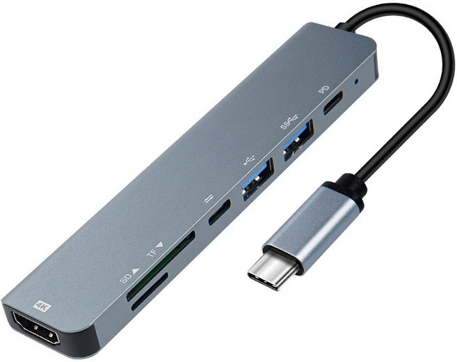Type 컨버터 USB허브 3.1 C 멀티허브 도킹 HDMI, 상세페이지 참조, 1개
