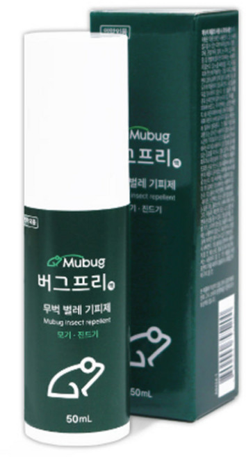 킬파프 버그프리 50ml 이카리딘액 캠핑 모기 진드기 벌레 퇴치 기피제 스프레이, 1개