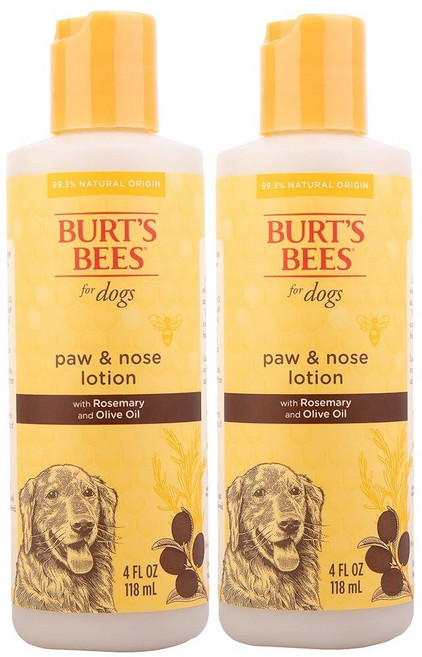 Burt's Bees for Pets 로즈마리 및 올리브 오일이 함유된 강아지 발바닥 코 로션 건조하고 갈라진 패드용 모이스처라이징 밤 버터 모이스처라이저 스킨 케어용 11