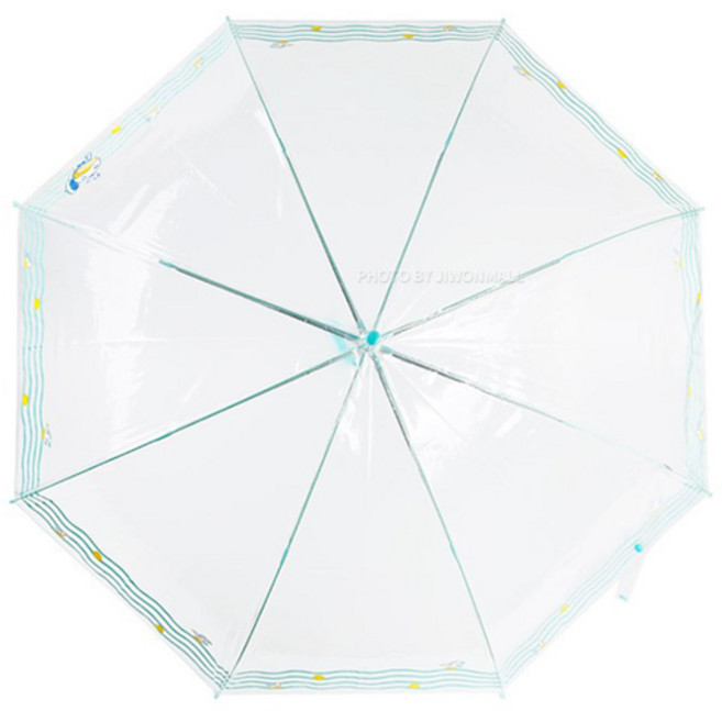 카카오프렌즈 60POE 마린스트라이프 투명 자동 장우산