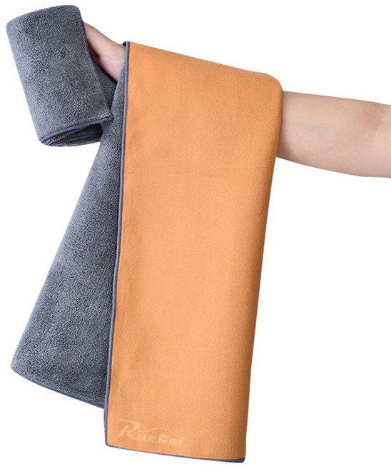 초극세사 차량용 세차타월 드라잉 타월, 1개, 옐로우