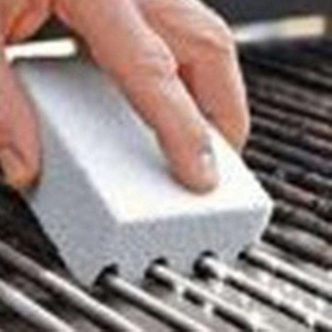 캠핑용 석쇠 바베큐 그릴 청소 블럭 불 판 세척기 브러쉬, 1개