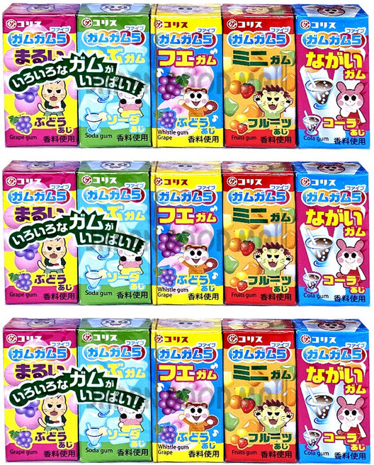 코리스 가무가무껌 37g, 3개