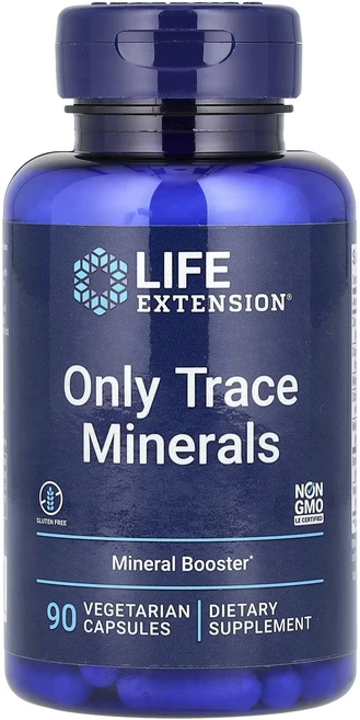 Life Extension 온리 트레이스 미네랄스 베지 캡슐 90정, 1개 - 쿠팡