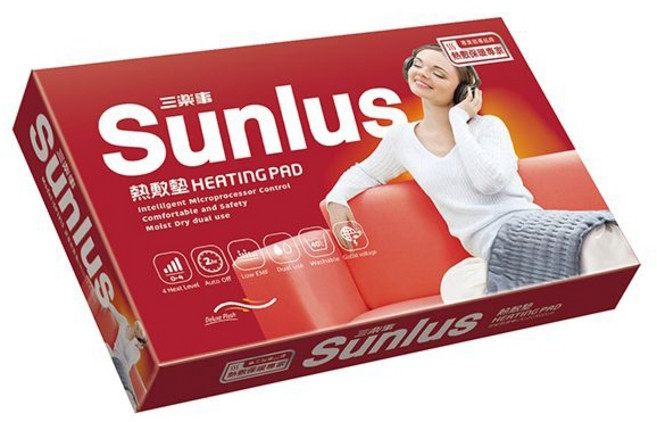 聖德愛 Sunlus 三樂事 暖暖熱敷柔毛墊 (中) SP1215 電熱毯