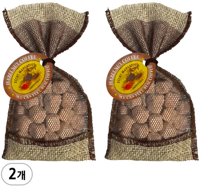 편백나무 커피 방향제 헤이즐넛 실내 차량용 탈취제, 커피향, 2개, 18g