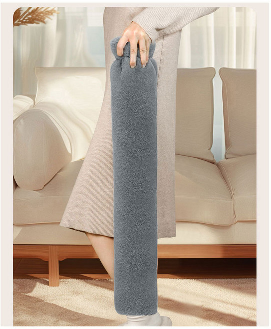 따뜻함 대용량 포근 롱 보온물주머니 다양한 활용 찜질팩 유단포, 1개, 롱보온물주머니(그레이1리터)