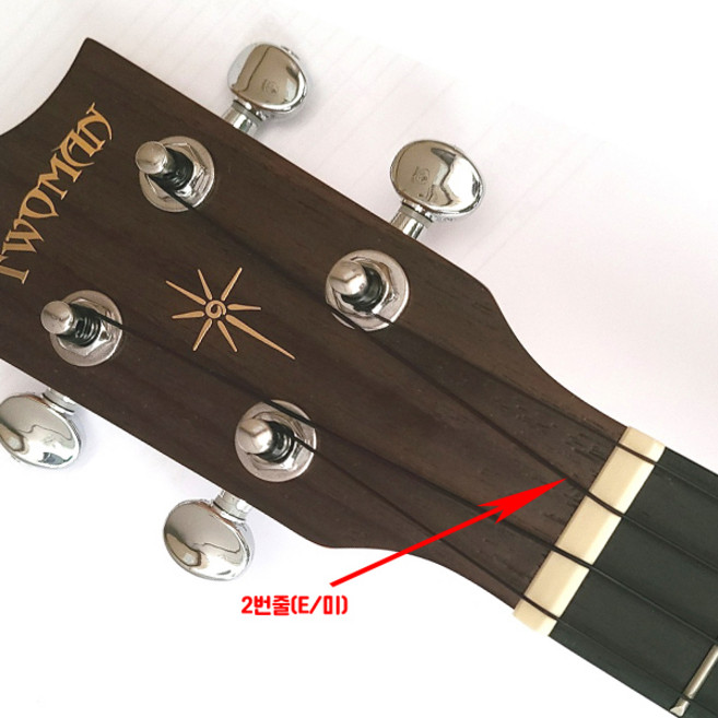 우쿨렐레 낱줄 1번줄 2번 3번 4번 우쿠렐레 스트링 낱선 올림피아, 2번줄, 1개