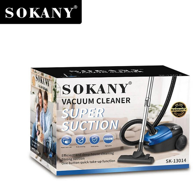 2000W 가정용 무음 진공 청소기 강력한 흡입 교체 가능한 브러시 헤드 카펫 및 바닥용 소파 아래 데드 코너, 01 Black, 01 KR
