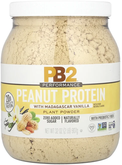 새해 건강을 선물하세요 PB2 Foods 퍼포먼스 땅콩 단백질 마다가스카르 바닐라 함유 907g(2lb) 특별관리진행, 1개, 907g - 쿠팡
