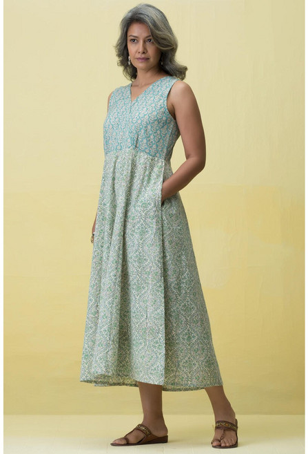 [인도수입] 쿠르타 드레스 원피스 롱셔츠 셔츠롱원피스 핸드블록프린트 코튼 데일리룩 수입패션 인도원단