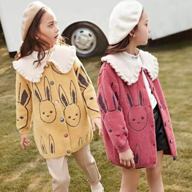 헬로가든 큰토끼 가디건