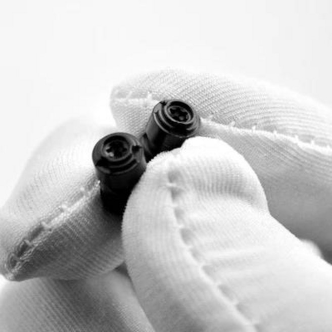 티타늄 합금 엄지 스터드 푸시 나이프 단추 리벳 나사 못 벤치메이드 그리프틸리안 551 710 940 개, 01 black