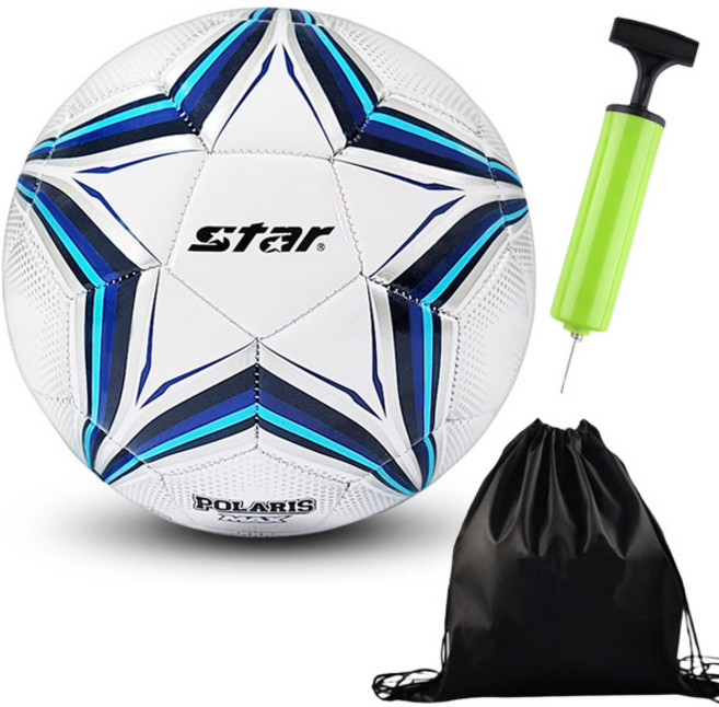 스타스포츠 폴라리스 맥스 축구공 화이트 + 볼가방 + 볼펌프, 1세트