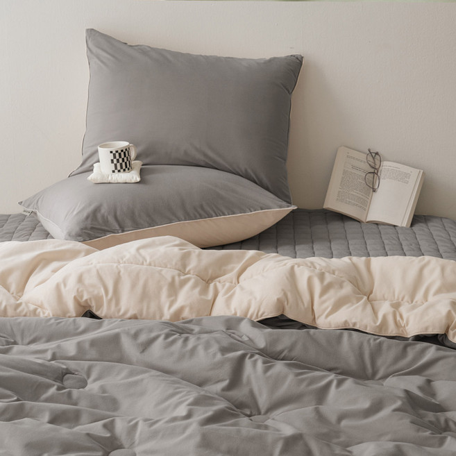 스윗캔디 리버시블 모찌 극세사 겨울 차렵이불세트