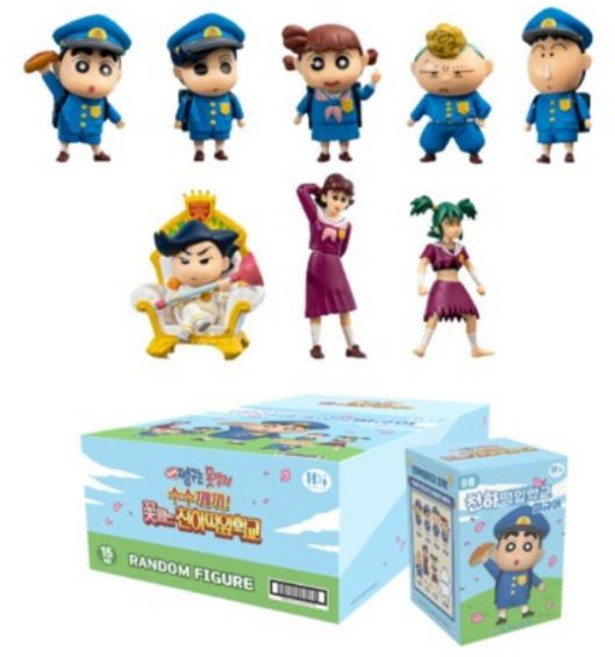 포카모리 짱구 수수께끼 천하 떡잎학교 랜덤 피규어(1개 랜덤발송), 1개