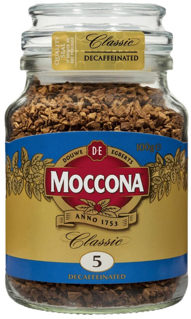 모코나 클래식 디카페인 인스턴트 커피 Moccona Classic Decaffeinated Instant Coffee, 1개, 100g