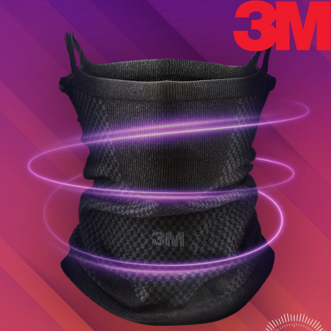 3M 넥가드 사계절용 멀티 스카프 버프, 레드, 1개
