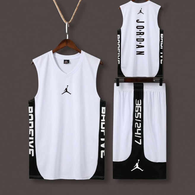 NBA 조단 농구 유니폼 민소매 나시 반바지 트레이닝 상하의 세트