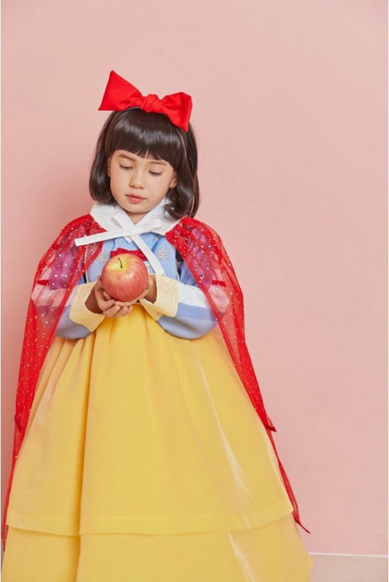 라온제나샬롱 가을 캐릭터 20 유아 키즈 여아 동복 가을 백설공주 하랑 한복