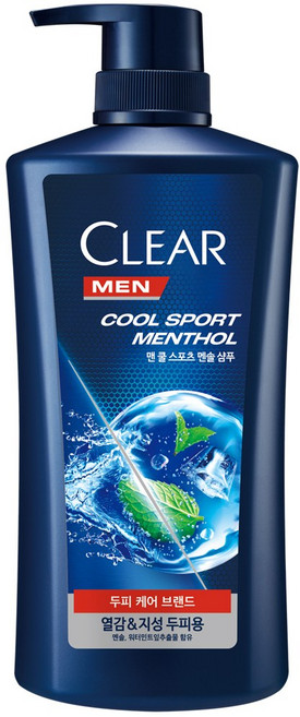 클리어 맨 쿨 스포츠 멘솔 샴푸, 1개, 650ml