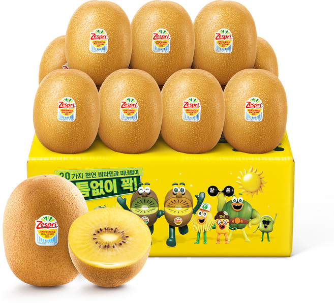 제스프리 썬골드키위 1.55kg내외 10~12개입 점보 특대, 1박스, 점보 개별 155g내외 10개입