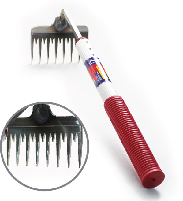 뿌리호미 대형(뿌리뽑기 밭갈기 잡초제거 풀뽑기), 1개