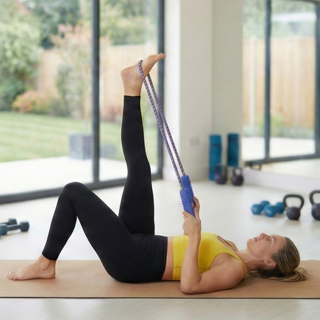 에코리즈 스트레칭 로프, 퍼플, 1개