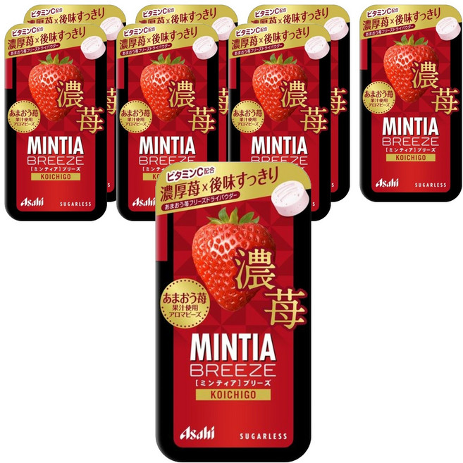 아사히 민티아 브리즈 진딸기 30알 8통, 8개, 22g