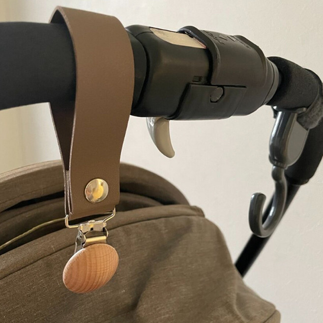 유모차 걸이 클립, 1개, 아이보리