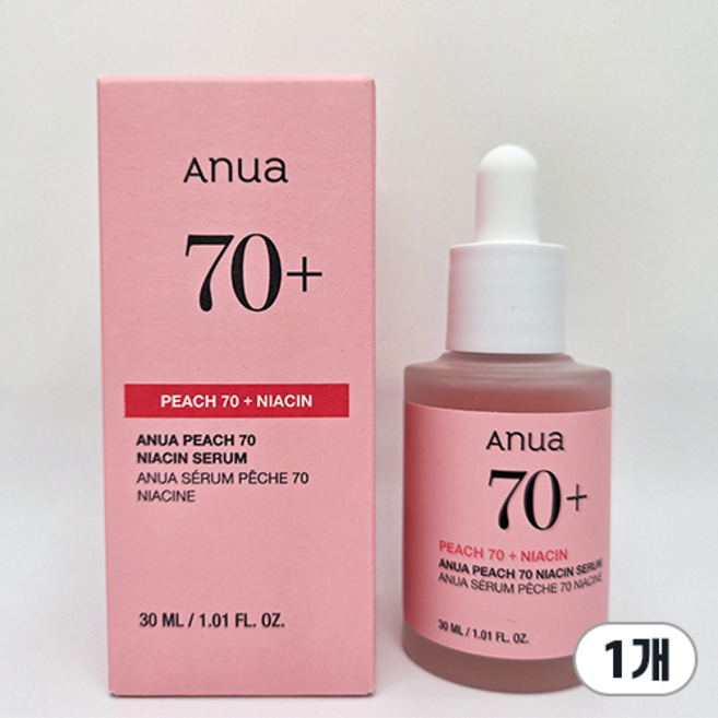 아누아 복숭아 나이아신아마이드 톤업 세럼, 30ml, 1개
