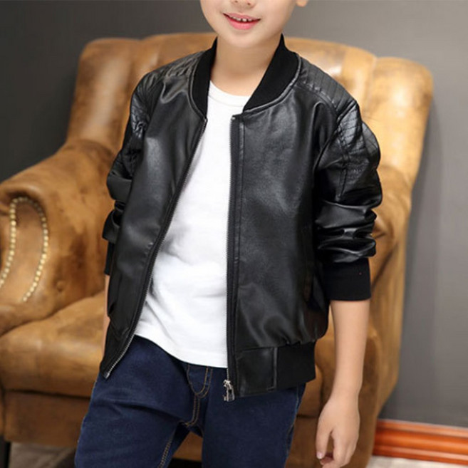 가죽자켓(겨울) (봄가을) 초등 자켓 남아 가죽 아동 댄스 춤 축제 경연대회