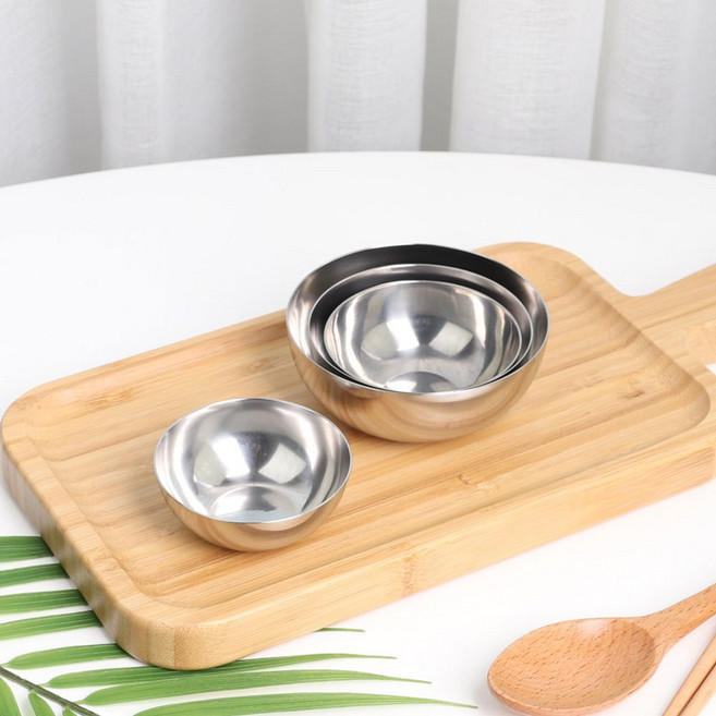 스텐 종지 1호 AA 바 스텐 소스볼 소스기 그릇, 스텐종지 3호 (127327), 1개