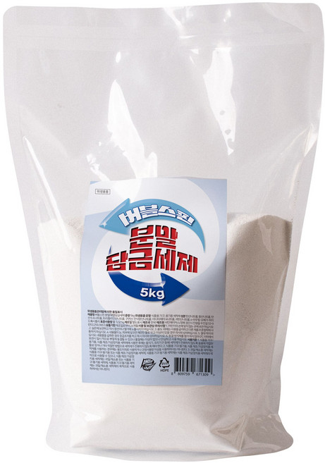 버블스핀 분말 애벌 담금세제, 5kg, 1개