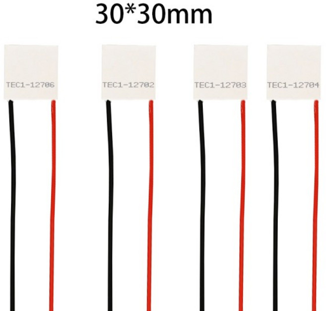30*30mm DC15V TEC1-12701/12702/12703/12704/12705/12706 냉각 펠티어 히트싱크 쿨 칩 반도체, 15 1Pc TEC1-12704 K10