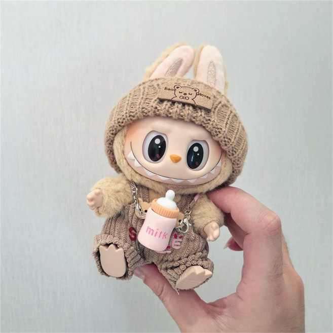 besteffie 적용 라부부옷 인형 옷 세트 귀여운 완벽한 인형 장식 액세서리 라부부꾸미기 K51, 1개, 04