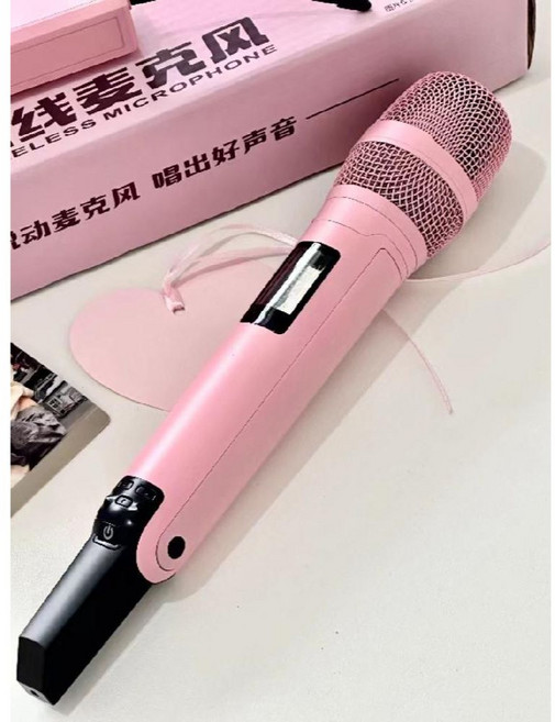 아이돌마이크 커스텀마이크 강의 노래방 유튜브 무선 홈 연예인 무대 가수, 로즈 레드, 블루그라데이션