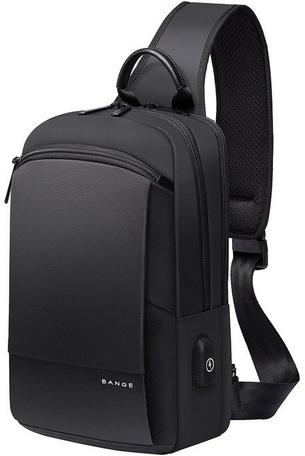 [맨백 트리플] 남자 출퇴근 슬링백 가벼운 미니 크로스백 BNG248D