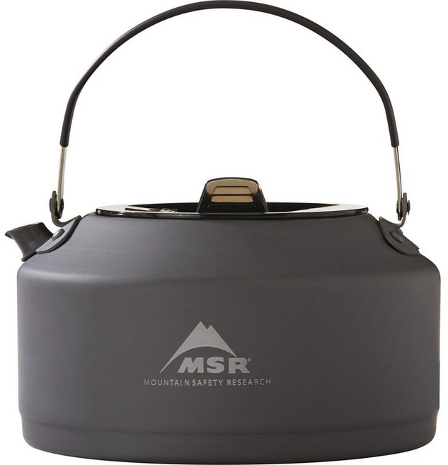 MSR 아웃도어 캠프 포트 피카 1L 찻주전자 [일본 정규품] 39002, Black, 1개
